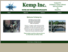 Tablet Screenshot of kempinc.com